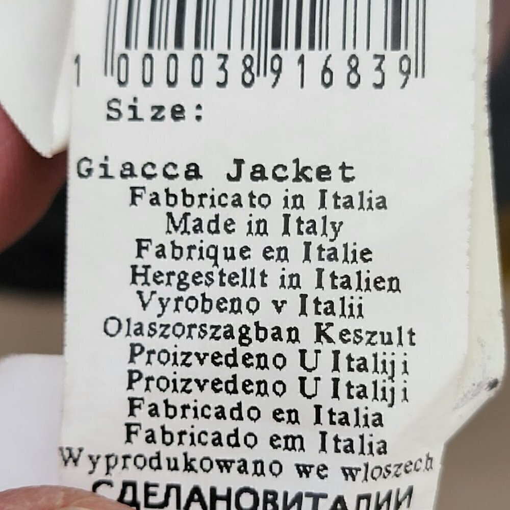 Rinascimento Giacca Double Breasted Jacket - Made… - image 10